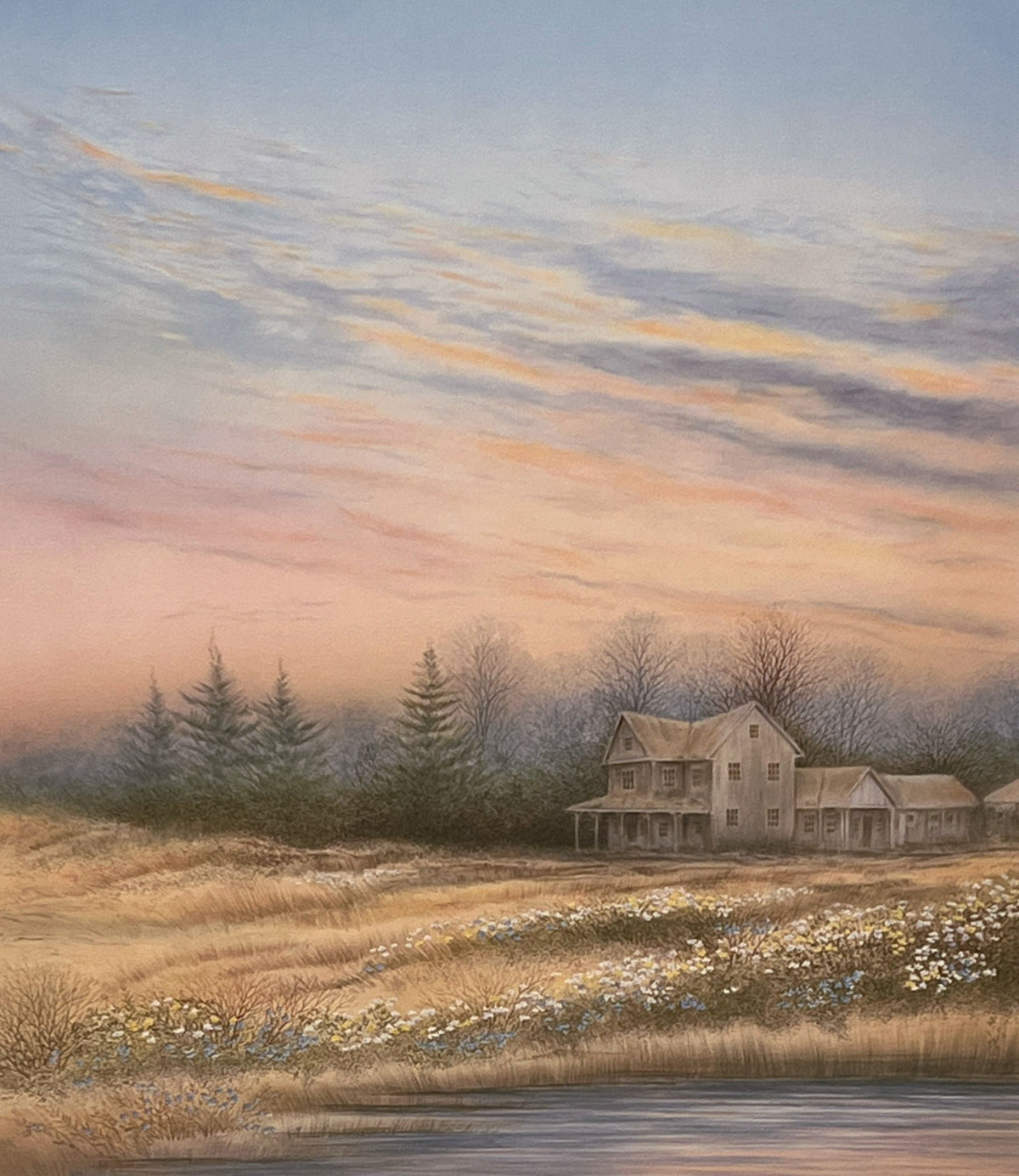 Arnold Alaniz Yesterday's Memories Signed Print 22 x 25