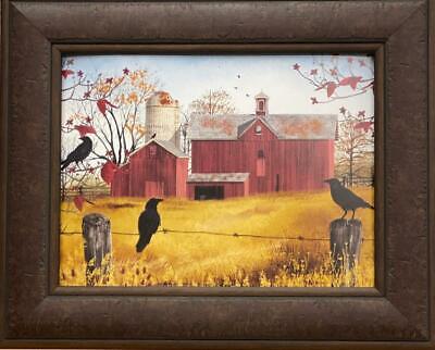 Billy Jacobs  Autumn Gold Farm Country Art Print-Framed