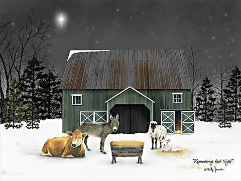 Billy Jacobs Remembering the night farm animal art Print 16 x 12