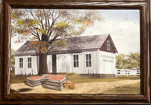 Billy Jacobs Apple Harvest Art Print-Framed 20.5 x 15.5