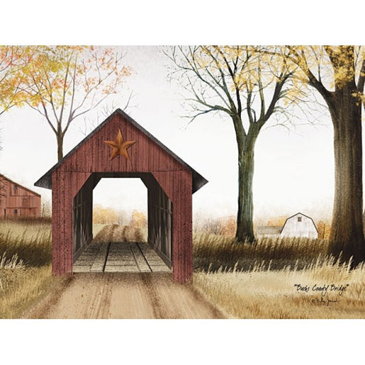 Billy Jacobs Bucks County Bridge Art Print 16 x 12