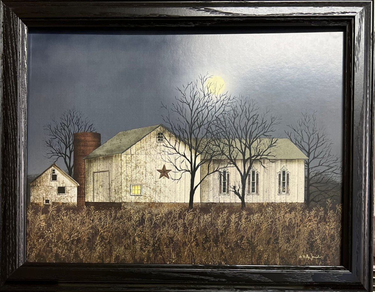Billy Jacobs Evening Chores Farm Art Print 18.5 x 14.5