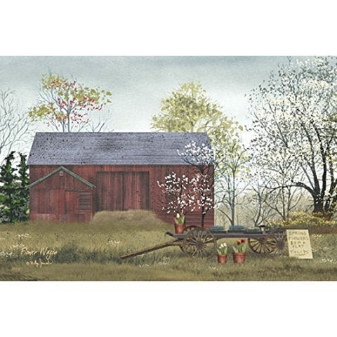 Billy Jacobs Flower Wagon - 18x12
