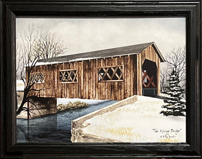 Billy Jacobs The Kissing Bridge Art Print-Framed 18.5 x 14.5