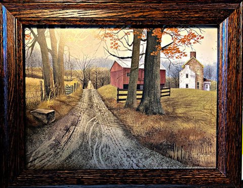 Billy Jacobs The Road Home Decorator Farm Art Print-Framed 14.5 x 11.5
