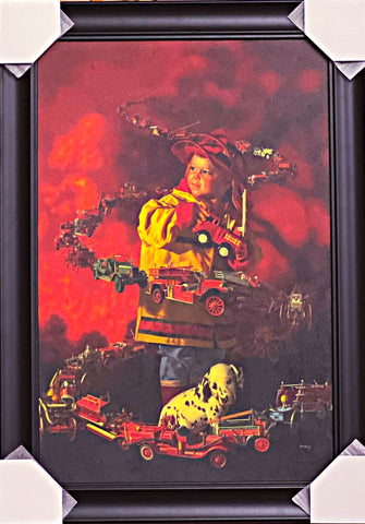 Bob Byerley Deputies A boys Dreams Art Print Framed 20 x 28