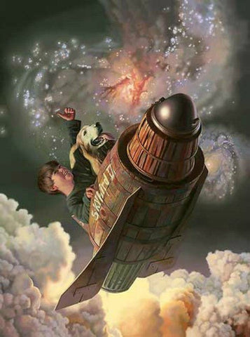 Bob Byerley One Small Step Space Shuttle Boy S/N Art Print