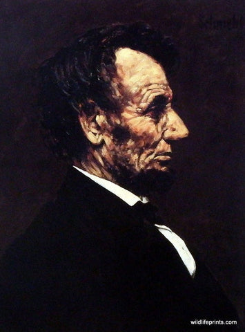 Bradley Schmehl's painting of Abraham Lincoln