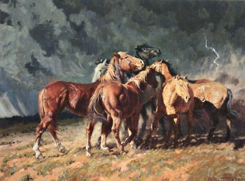 Bruce Greene Storm on the Plains Art Print