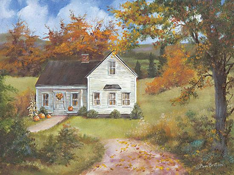 Pam Britton, Fall in the Country Art Print 16 x 12