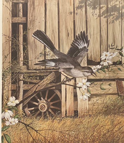 R. J. Ralph McDonald S/N Bird Print The Statesman with Cert (18.5"x21.75")