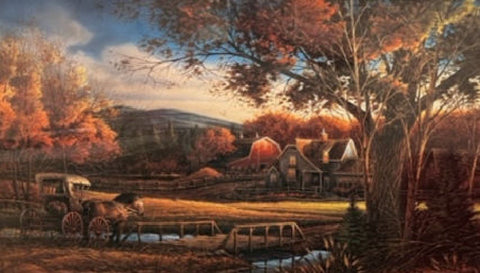 Terry Redlin Nostalgic Country Doctor Art Print Wednesday Afternoon S/N (28x16.25) with COA