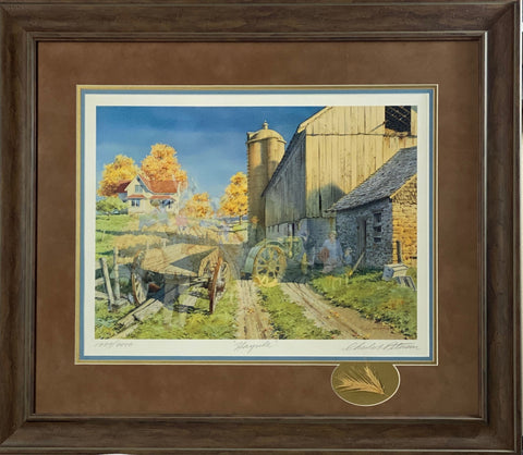 Charles Peterson Hayride S/N Farm Art Print-Framed 27 x 23.5