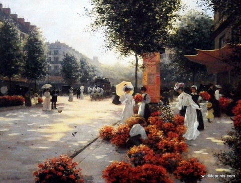 Christa Kieffer Flower Market in Paris