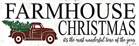 Cindy Jacobs, Farmhouse Christmas Art Print 36 x 12