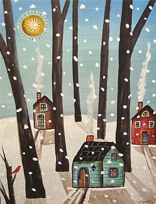Karla Gerald Open Edition Winter Print Heavy Snow (12x16)