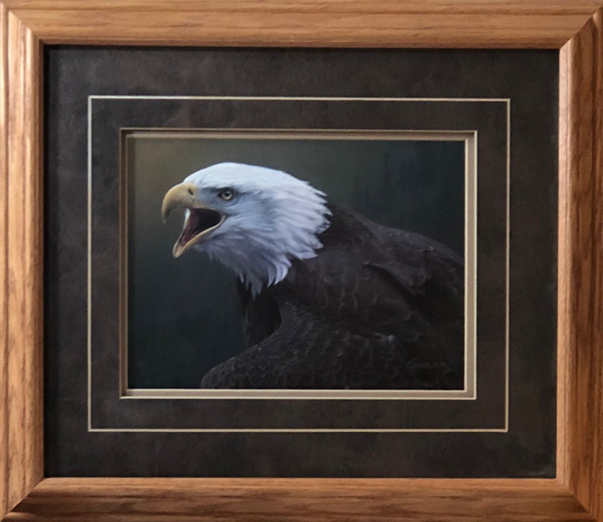 Daniel Smith Out of the Silence S/N Eagle Art Print-Framed