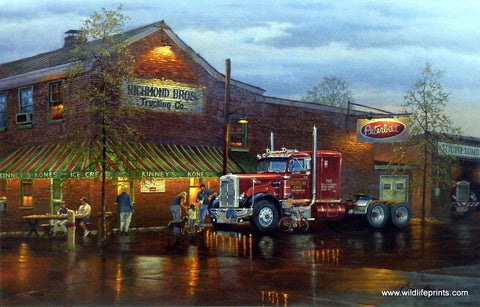Dave Barnhouse Big Red - 27"x17.5"- Signed and Numbered