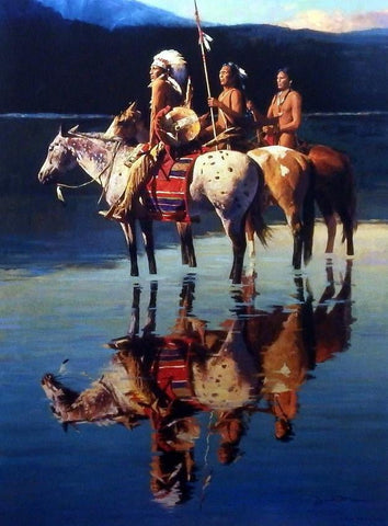 David Mann Peace on Blue Lake