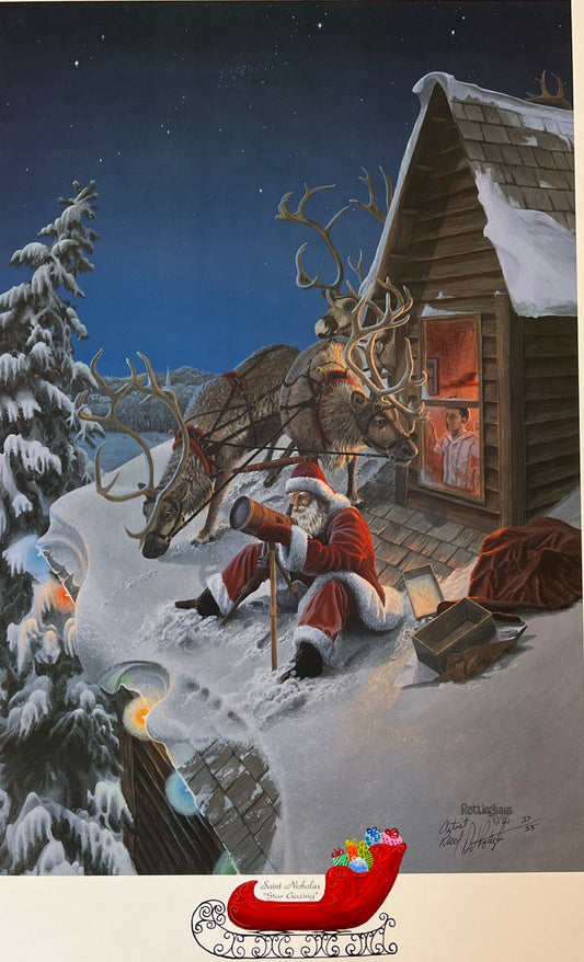 Davud Rottinghaus, Saint Nicholas "Star Gazing" Art Print (12 x 18)
