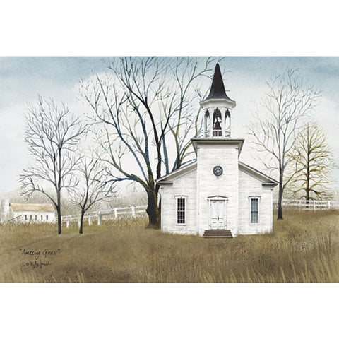 Billy Jacobs Amazing Grace Church Art Print 18 x 12