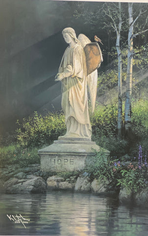 Don Kloetzke Angel on my Shoulder Art Print-S/N 16 x 24