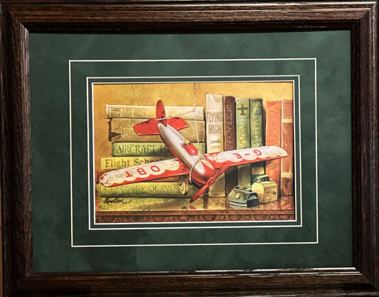 Doug Knutson Planes Childrens Book Case Art Print-Signed 19 x 15