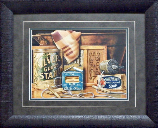Doug Knutson Wash Day Print-Framed