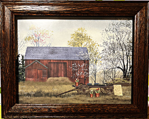 Billy Jacobs Flower Wagon Farm Art Print-Framed 14.5 x 11.5