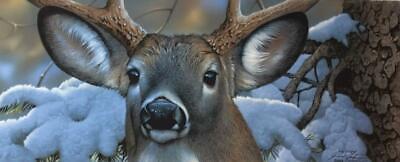 Jerry Gadamus Head Honcho S/N Deer Art Print-with Certificate 24 x 10