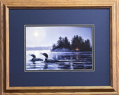 Scott Zoellick The Honeymooners loon Lake Art Print 21 x 17