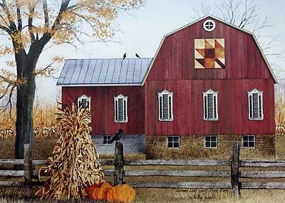 Billy Jacobs Autumn Leaf Quilt Block (16x12)