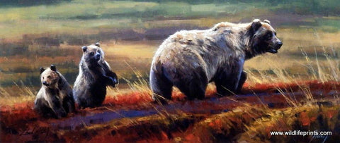 Edward Aldrich Autumn Outing - 25.5"x11"- Signed and Numbered