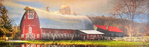 Lori Deiter Starr Farm Country Art Print 36 x 12