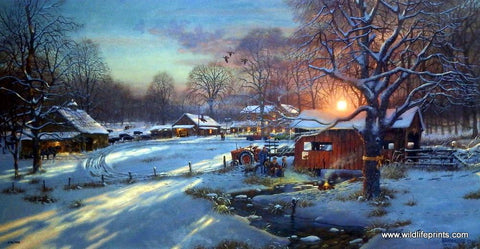 Dave Barnhouse Back Home Again - 29"x15"- Signed Only
