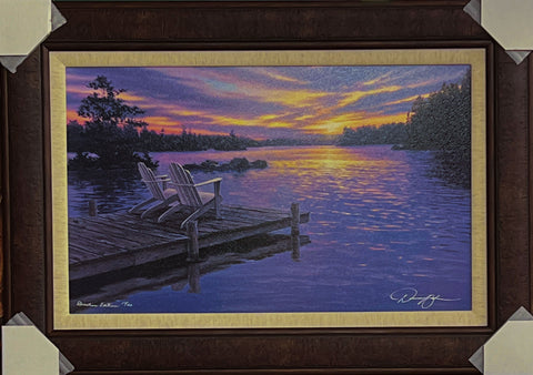 Darrell Bush Preferred Seating Lake Signed and Numbered Donation Edition Print
