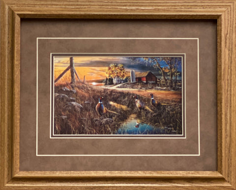 Jim Hansel Roadside- Framed - 21"x17" Framed Open Edition