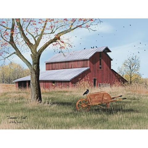Billy Jacobs Summer's End Barn  Art Print 16 x 12
