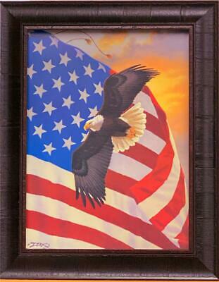 Derk Hansen Majestic Eagle  Art Print-Framed 16 x 20
