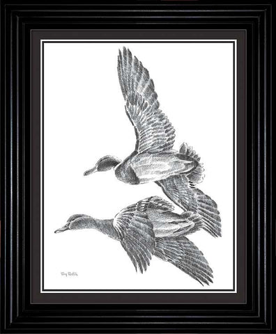 Terry Redlin Mallard Pencil Sketch