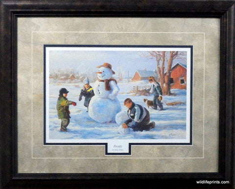 Mary Pettis Frosty- Framed