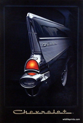 Helen Flint 57 Chevy Fin Poster