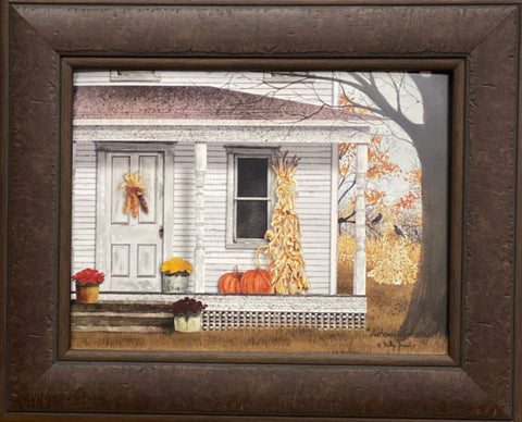 Billy Jacobs  Autumn Greetings Farm Country Art Print-Framed