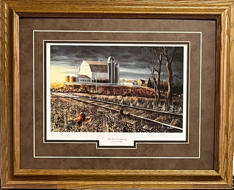 Jim Hansel At The Crossing- Framed - 21"x17" Open Edition - 21"x17" Open Edition