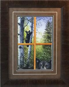 Jim Hansel Can't Bear to Look-Framed