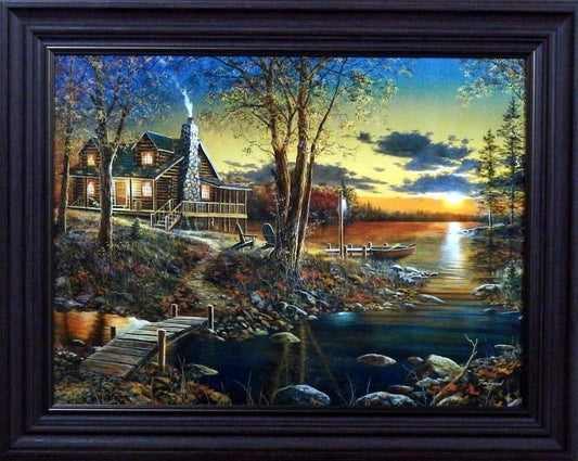 Jim Hansel Comforts of Home - Framed Studio Canvas - Jim Hansel Comforts of Home Studio Canvas