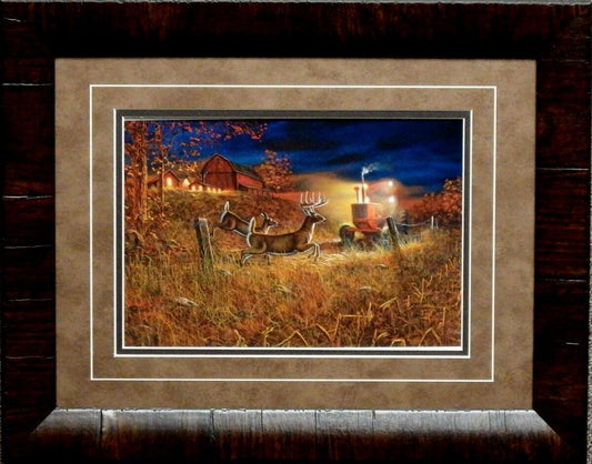 Jim Hansel Field Of Dreams II- Framed - 19 x 15 - 19 x 15