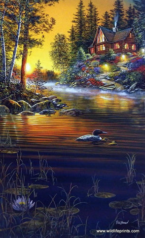 Jim Hansel Garden Hideaway - 12"x 16" Open Edition