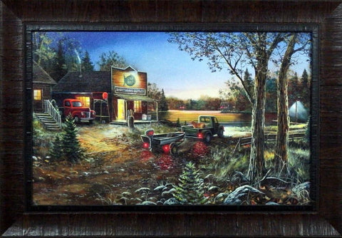 Jim Hansel Good Old Days- Framed - 15.5"x11" Open Edition
