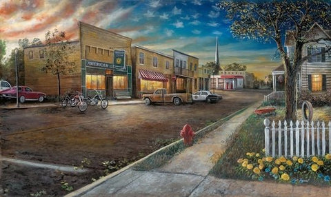 Jim Hansel Home of the Brave VFW S/N Art Print 28 x 17